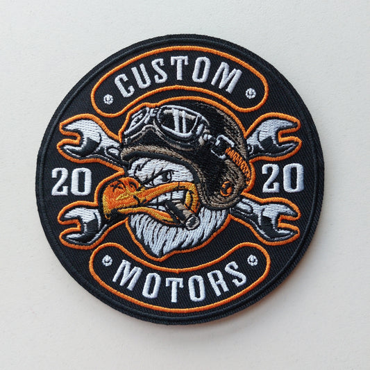 Harley Davidson Patch, klein für die Vorderseite einer Motorradjacke, selbstklebend (Kopie)