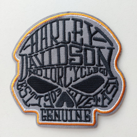Harley Davidson Patch, klein für die Vorderseite einer Motorradjacke, selbstklebend (Kopie)