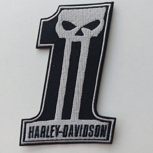 Harley Davidson Patch, klein für die Vorderseite einer Motorradjacke, selbstklebend (Kopie)