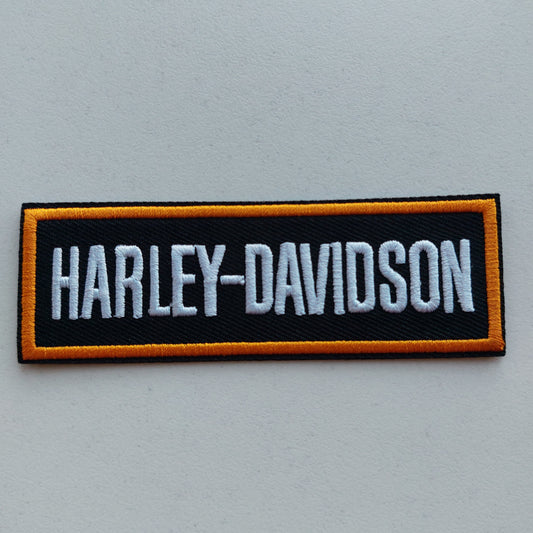 Harley Davidson Patch, klein für die Vorderseite einer Motorradjacke, selbstklebend (Kopie)