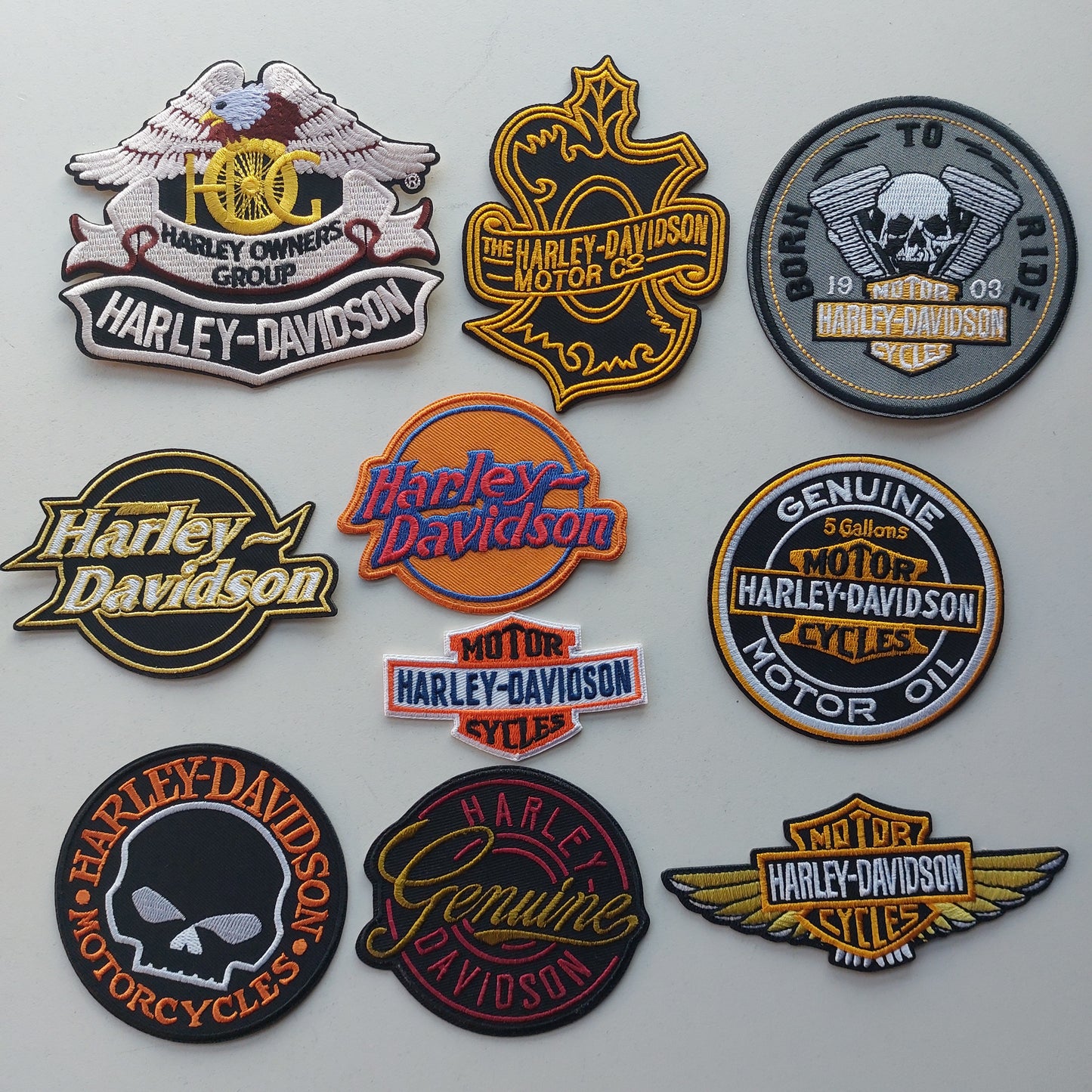 Set Lotto 6 toppe patches Harley Davidson (Copia)