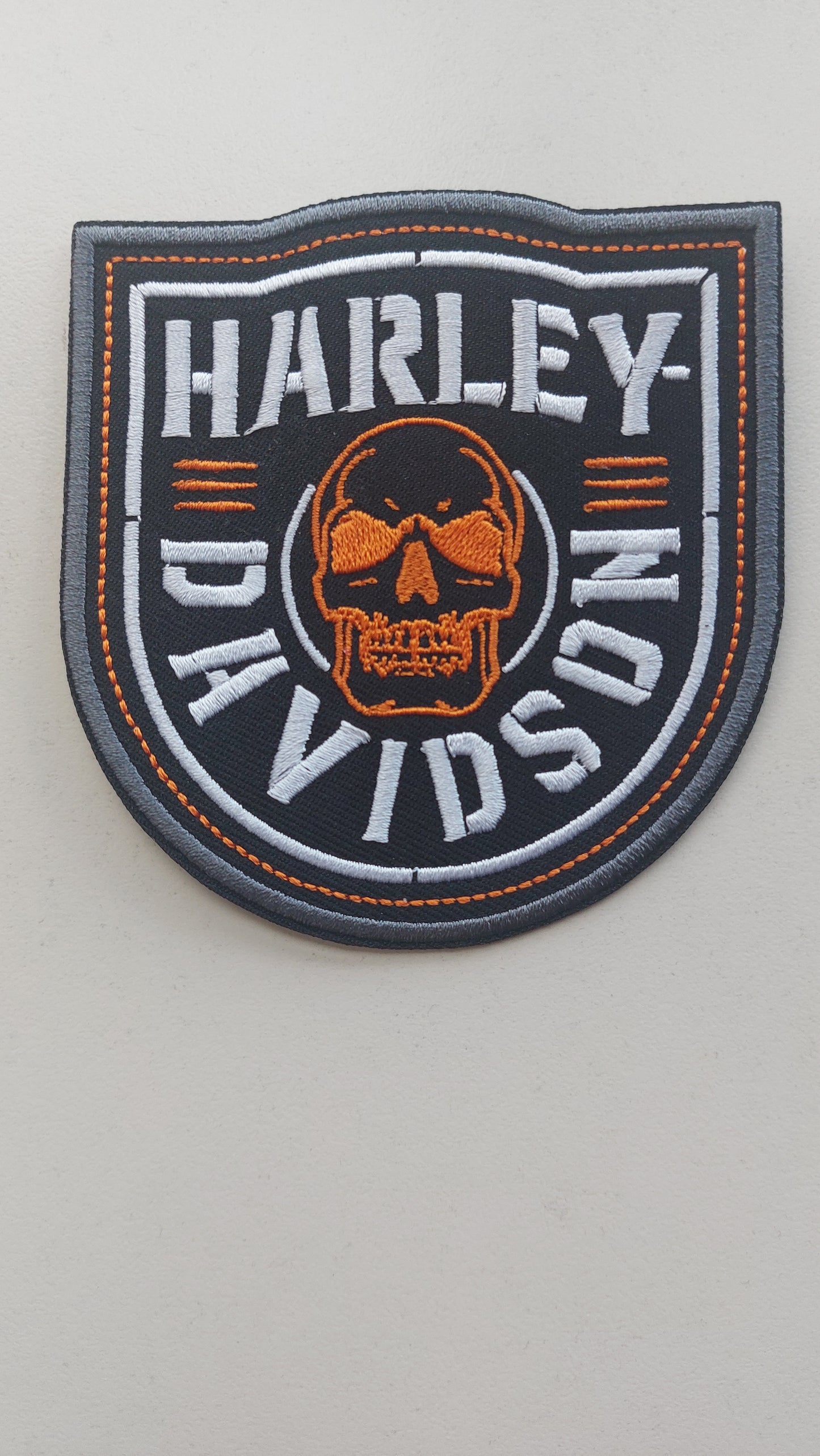 Toppa Patch piccola Autocollante per davanti giubbotto, nuova Harley Davidson
