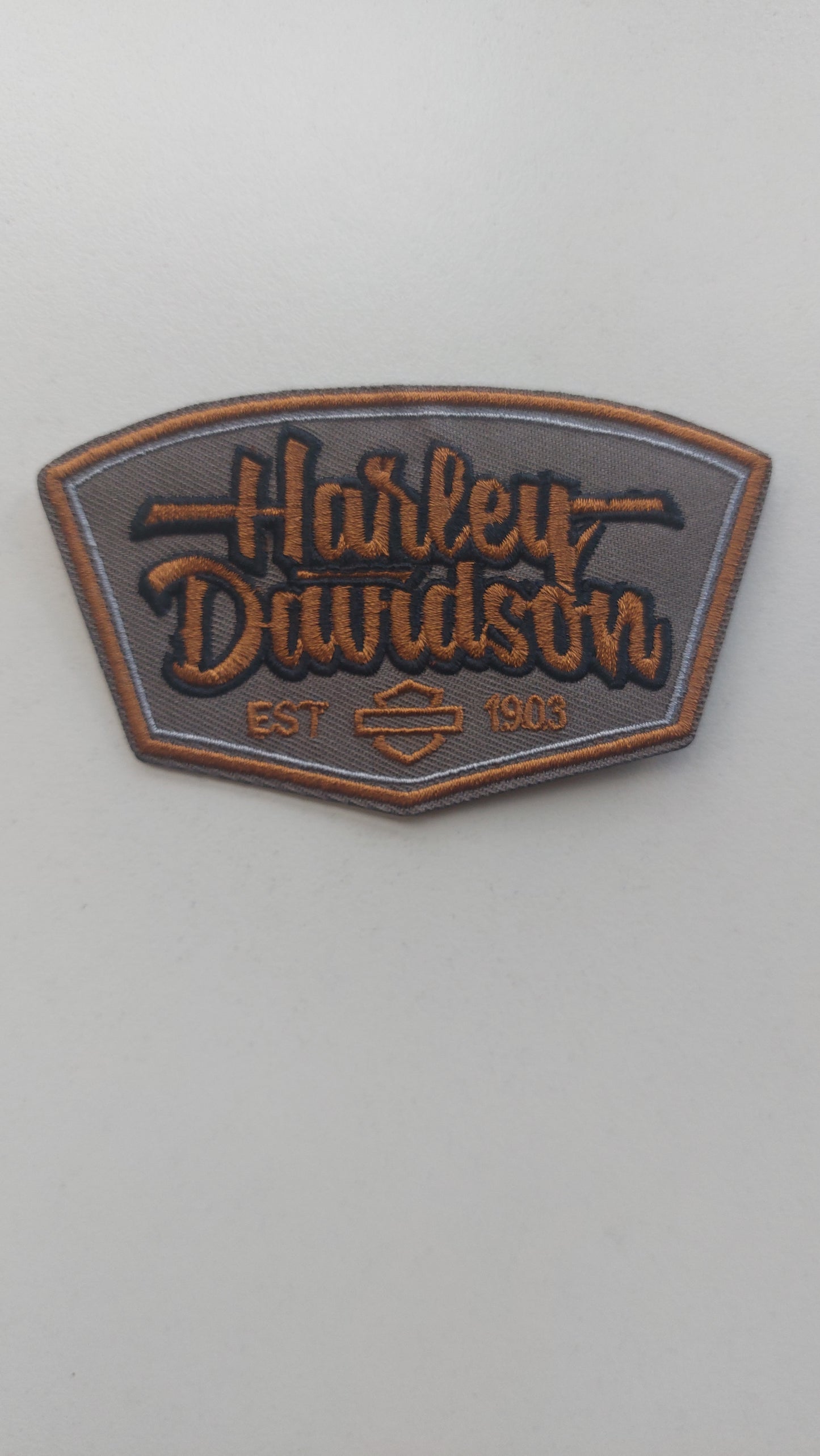 Toppa Patch piccola Autocollante per davanti giubbotto, nuova Harley Davidson