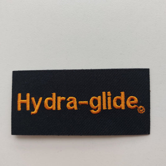 Patch - Hydra - Glide - Harley Davidson, klein für Vorderseite der Motorradjacke, selbstklebend