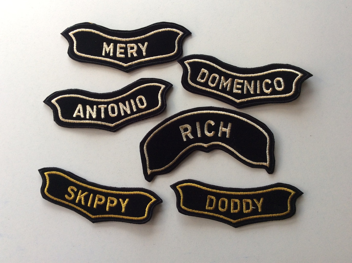 Piccola toppa patch sottoaquila hog personalizzata con vostro nome