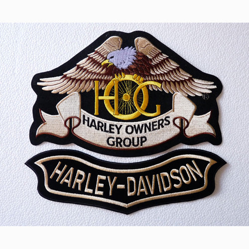 Set 2 Toppe grandi Aquila Hog + sottoaquila Harley Davidson – Sognoamericano