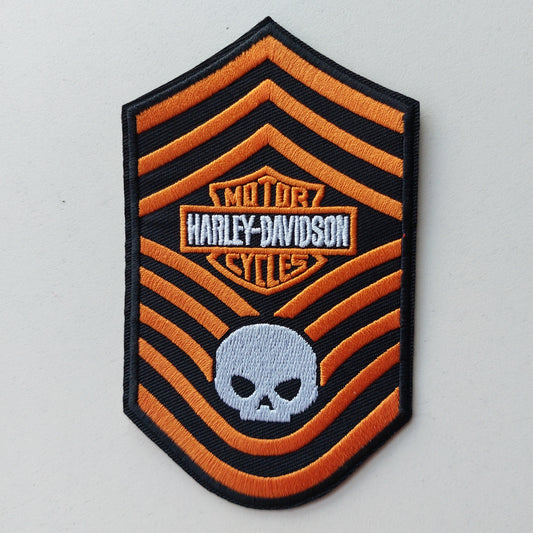 Toppa Patch Harley Davidson, piccola per davanti giubbotto Moto, autocollante (Copia)