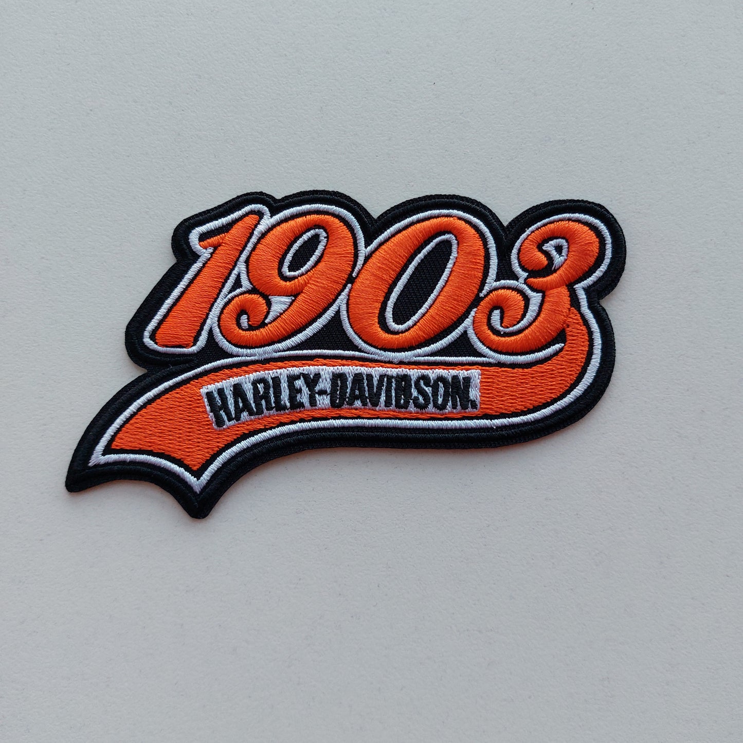 Harley Davidson Patch, klein für die Vorderseite einer Motorradjacke, selbstklebend (Kopie)