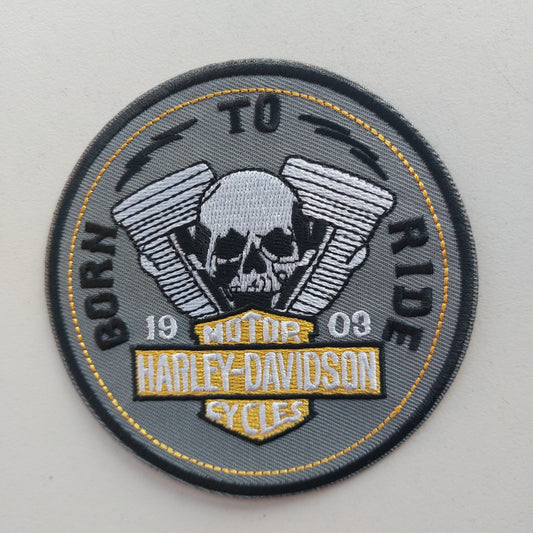 Nuova Toppa Patch Harley Davidson, piccola per davanti giubbotto Moto