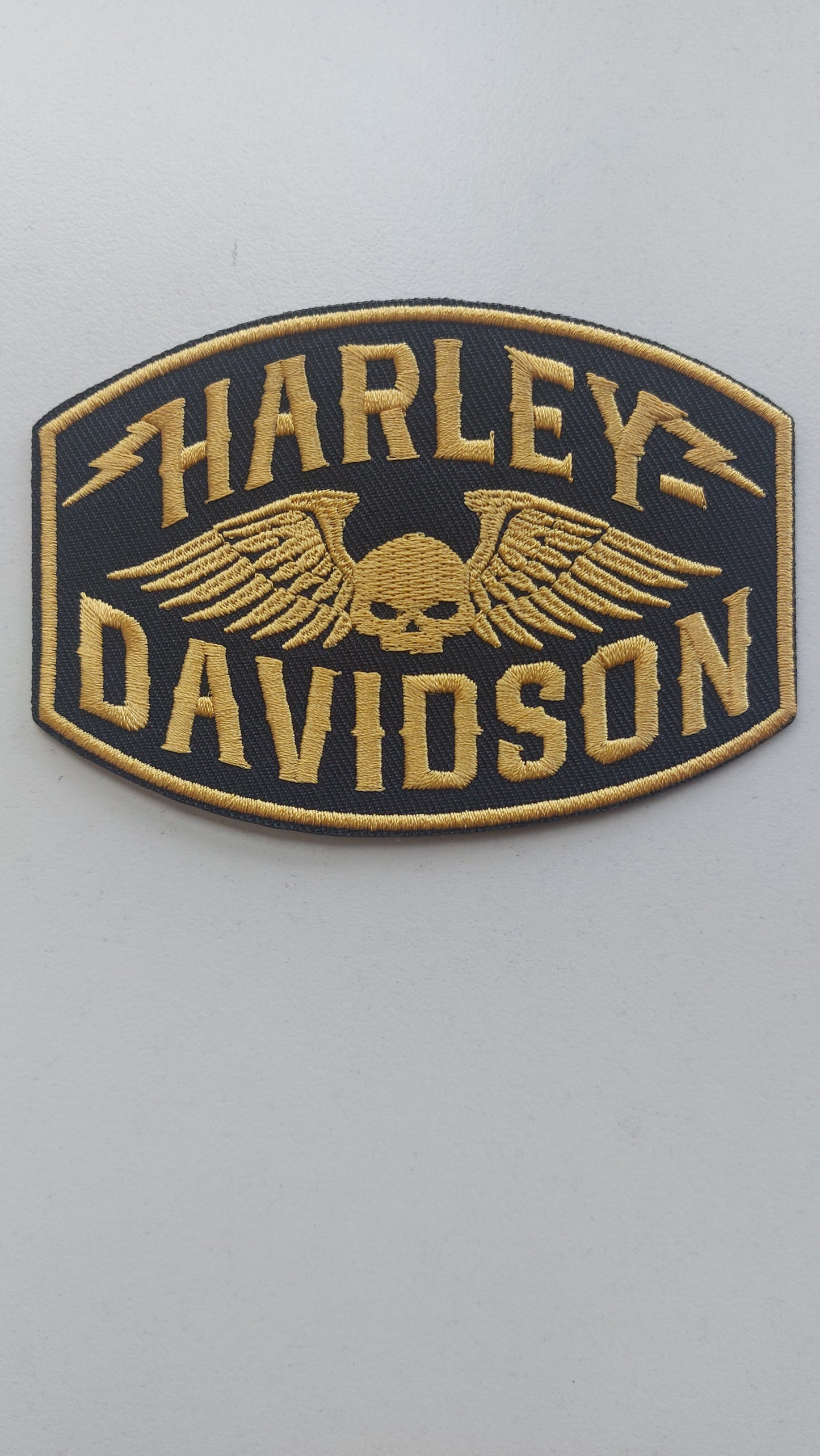 Toppa Patch piccola Autocollante per davanti giubbotto, nuova Harley Davidson