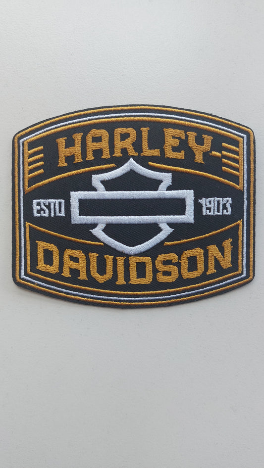 Toppa Patch piccola Autocollante per davanti giubbotto, nuova Harley Davidson