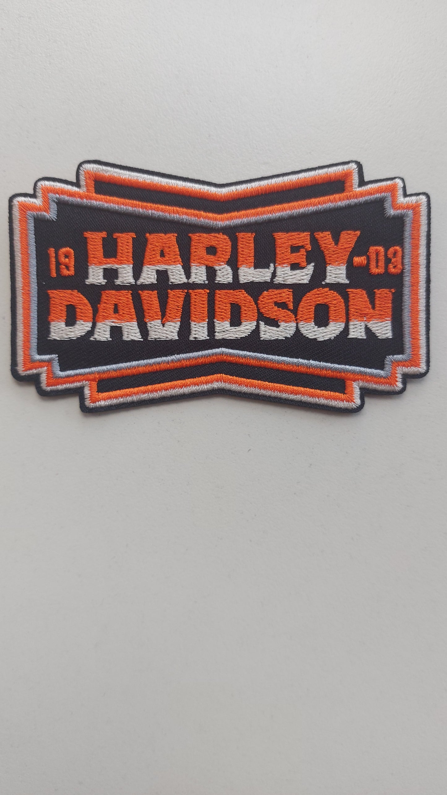 Toppa Patch piccola Autocollante per davanti giubbotto, nuova Harley Davidson