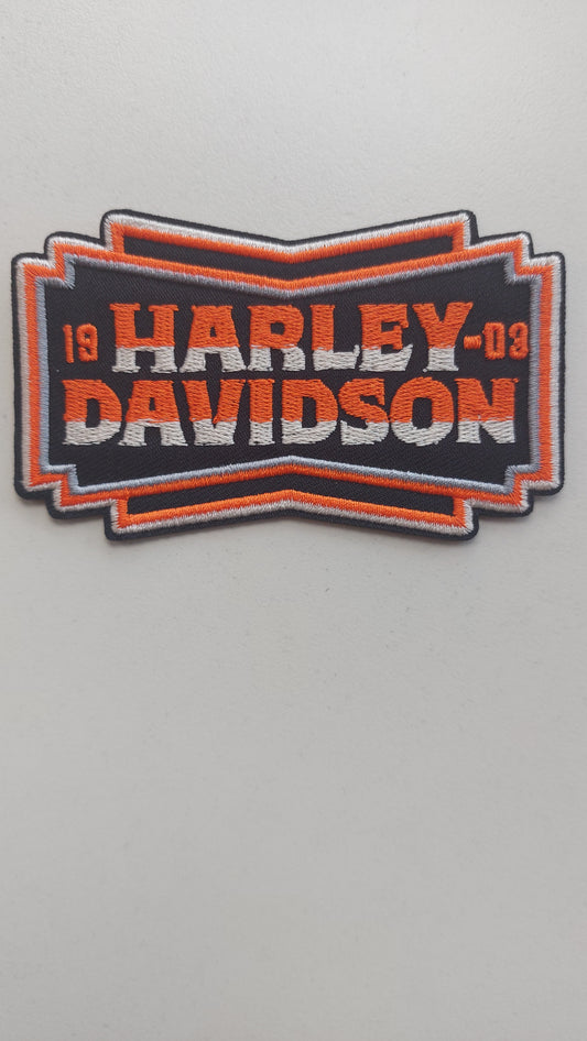 Toppa Patch piccola Autocollante per davanti giubbotto, nuova Harley Davidson