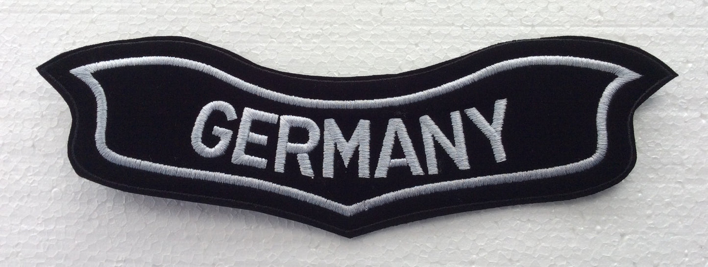 Grand Ecusson patch sous aigle Hog – GERMANY – couleur gris