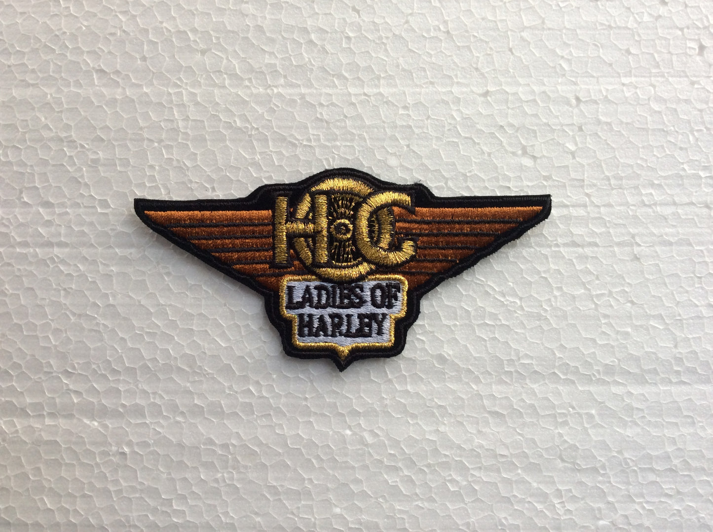 Pequeno parche, patch Hog Ladies of Harley, Chapter y Bikers