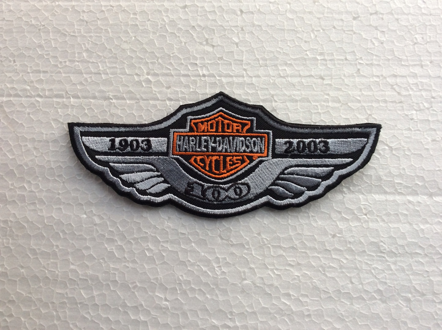 Petit ecusson patch CENTENAIRE HARLEY DAVIDSON