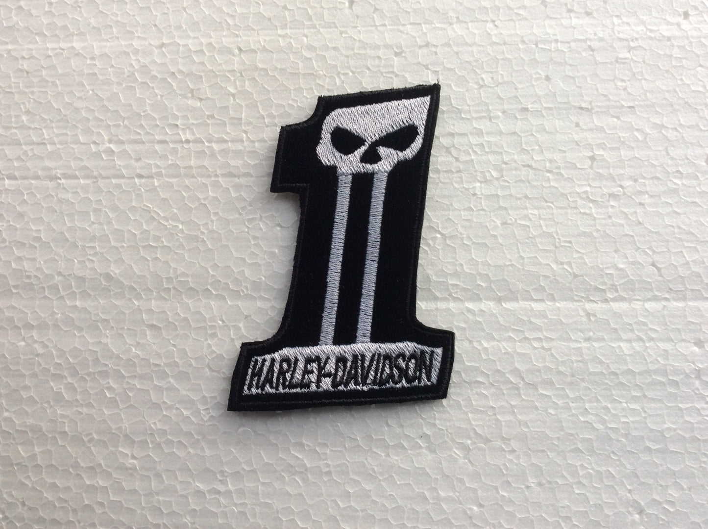Grande parche patch AMERICAN ONE / NUMBER ONE SKULL HD